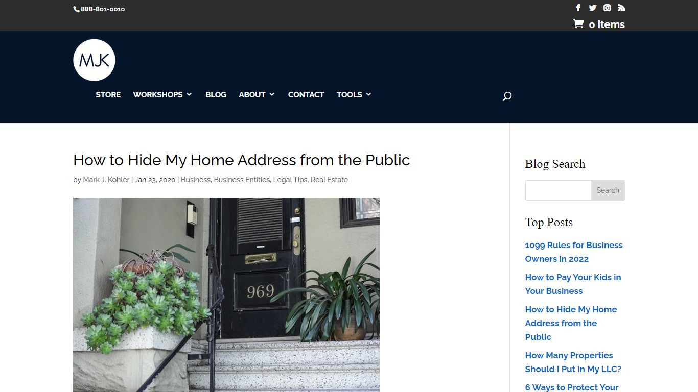 How to Hide My Home Address from the Public - Mark J. Kohler